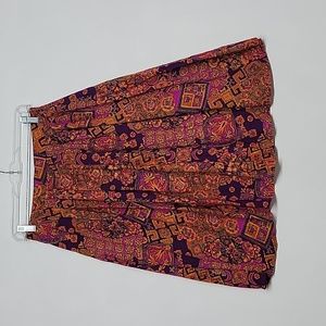 Random Sportswear Women's Skirt Floral Made In USA W 27" L 23"